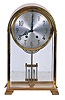 Seth Thomas Clock Co., Thomaston, Conn., "Crystal Doric No. 2", 15 day, time and strike spring driven movement crystal regulator