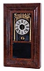 Hills, Goodrich & Co., Plainville, Conn., 8 day, time and strike, weight driven brass movement OG shelf clock with a partial overpasted J. J. Beals, Boston label. The movement was designed by Joseph Ives.
