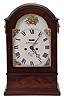 English or Scottish, 8 day, double fusee, time and strike, brass movement bracket clock signed J. Paterson, Leith