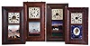 Clocks- 4 (Four): (1) Ansonia Clock Co., New York, NY, 30 hour, time and strike, weight driven brass movement OG shelf clock, c1850; (2) Sperry & Shaw, New York, New York, 30 hour, time and strike, weight driven brass movement OG shelf clock, c1845; (3) E. N. Welch, Forestville, Conn., 8 day, time and strike, weight driven brass movement OOG shelf clock, c1860; (4) Chauncey Jerome, New Haven, Conn., 8 day, time and strike, weight driven brass movement OOG shelf clock, c1850