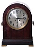 Chelsea Clock Co., Boston, Mass. "Doric" shelf clock with an 8 day spring driven lever time and "house" strike movement (serial number 20749) in a mahogany case with a special dial bearing the name of the retailer, Tiffany & Co., New York.