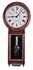 Seth Thomas Clock Co., Thomaston, Conn., "Regulator No. 1", wall clock, 8 day, time only, nickel plated brass weight driven movement in a walnut case with a painted metal dial, nickel plated weight, nickel plated pendulum bob with damascened pattern and reverse painted lower tablet, date stamped 1884
