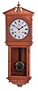 Seth Thomas Clock Co., Thomaston, Conn., "Umbria", 15 day, spring driven movement wall timepiece.