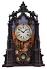 Unknown, 8 day, time and strike spring driven movement iron front mantel clock.