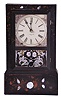 Morse & Co., Plymouth, Conn., 8 day, time and strike spring driven movement cottage clock.