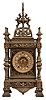 Ansonia Clock Co., New York, NY, "Regent", 8 day, time and strike spring driven movement mantel clock.