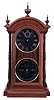Southern Calendar Clock Co., St. Louis, Mo., "Fashion No. 6" double dial shelf clock with a Seth Thomas spring driven, 8 day, time and strike movement and a R. T. Andrews patented perpetual calendar mechanism in a walnut case.