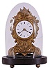 Coe & Co., New York, 30 hour, spring driven, embossed brass front "Paris" model shelf timepiece with Samuel N. Botsford's patent lever escapement movement. This timepiece was made by Jerome Manufacturing Co., New Haven, Conn.