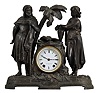 Seth Thomas Sons & Co., New York, New York, "No. 8002", "Rebecca at the Well", 15 day, time and strike spring driven movement figural mantel clock.