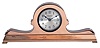 Chelsea Clock Co., Boston, Mass., miniature tambour clock, bronze case with brass feet, 3" Arabic numeral silvered dial, blued steel hands, 8 day timepiece movement with lever escapement, serial #175929