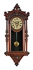 F. Kroeber, New York, New York, "Regulator No. 30", 8 day, spring driven movement wall timepiece.