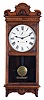 Seth Thomas Clock Co., Thomaston, Conn., "Office 30 Day - Variant" wall hanging clock with a spring driven 30 day timepiece movement in an "old oak" case.