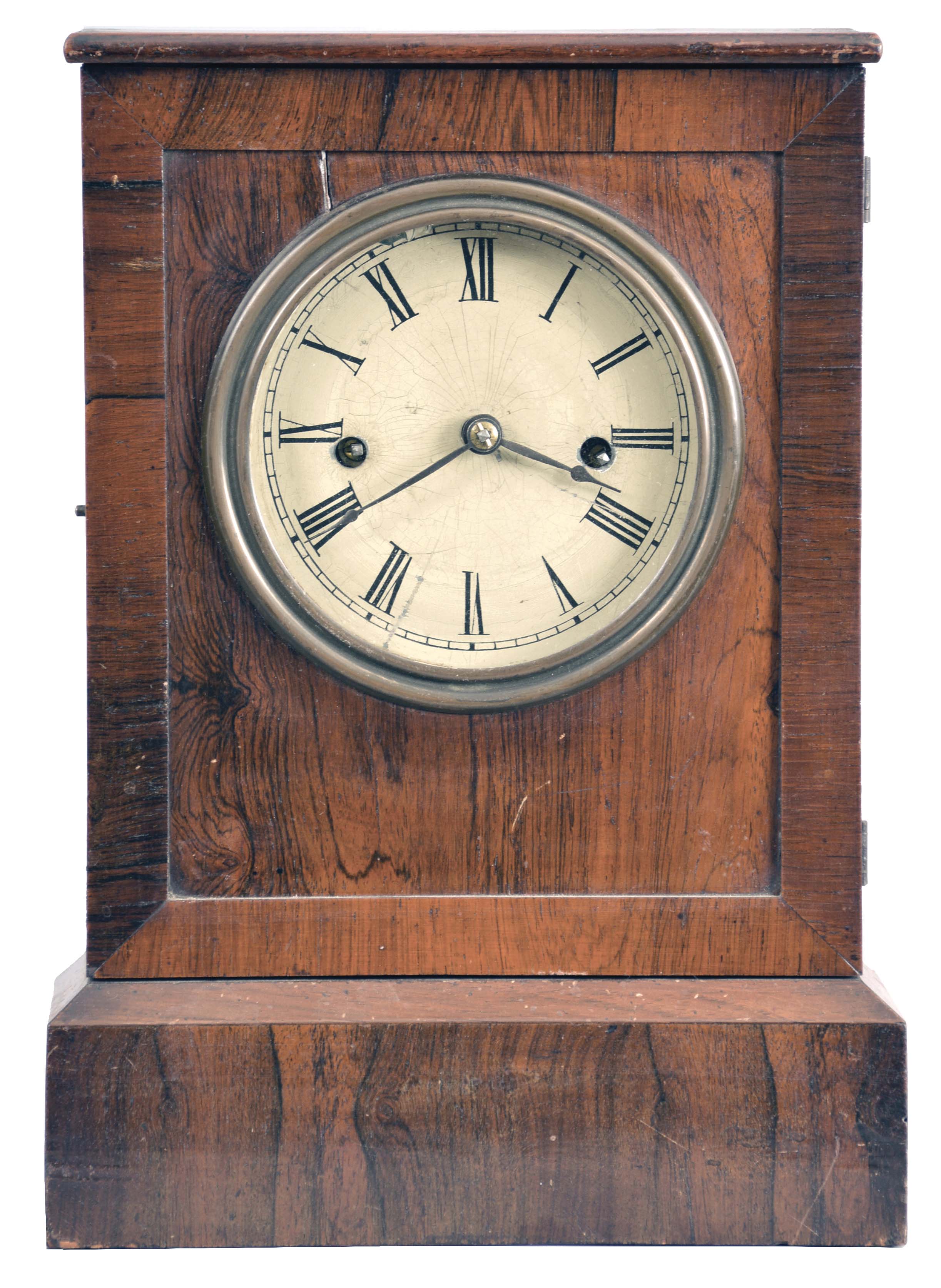 Chauncey Jerome, New Haven, Conn., "Union" model, 8 day, time and strike, spring fusee brass movement cottage clock. — Antique Clocks Price Guide