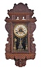 E. N. Welch Mfg. Co., Forestville Conn., "Eclipse", 8 day, time and strike, spring brass movement wall clock. This clock was made for the "American Wringer Co." to be sold as a premium for buying their products.