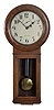 Seth Thomas Clock Co., Thomaston, Conn., "Regulator No. 2" wall hanging clock with a weight driven, 8 day timepiece movement (77A, maintaining power) in an oak case.