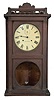 Seth Thomas Clock Co., Thomaston, Conn., 15 day, spring brass movement Watchman's Clock or a double dial calendar clock. An example of this case as a double dial calendar clock can be found in Calendar Clocks, by Tran Duy Ly, Pg. 267.
