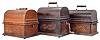Phonographs- 3 (Three) Thomas A. Edison, Orange, NJ, "Standard" model spring driven cylinder phonographs in oak veneer cases including approximately 100 cylinder records.
