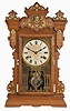 Seth Thomas Clock Co., Thomaston, Conn., "Dixie" city series, 8 day, time and strike, spring brass movement shelf clock.