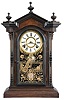 Welch, Spring & Co., Forestville, Conn., "Lucca V.P.", 8 day, time and strike, spring brass movement shelf clock.