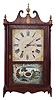 Butler and Henderson, Annapolis, Nova Scotia, 30 hour, time and strike, weight wood movement pillar & scroll shelf clock.