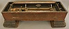 Disc and Cylinder Music Boxes for Parts or restoration: Lot includes three cylinder music boxes, and one disc music box with dozens of discs of various diameters [total 4 boxes]
