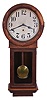New Haven Clock Co., New Haven, Conn., "Saturn", 8 day, spring brass movement wall timepiece.