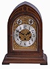 Seth Thomas Clock Co., Thomaston, Conn., "Chime Clock No. 70" shelf clock with a spring driven, 8 day time and Westminster strike movement (No. 113A) in a mahogany case..