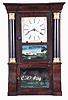 Chauncey Goodrich, Forestville, Conn., miniature empire COLUMN AND CORNICE, 8 day [spring] time and gong strike