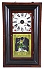 Chauncey Jerome, New Haven, Conn., 8 day, weight driven, brass movement OG shelf timepiece (rare OG as a time only)