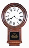 Welch, Spring & Co., Forestville, Conn., "Round Top Drop Regulator", 8 day, time and strike, in a rosewood case.