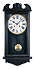 Ansonia Clock Co., New York, "Ledger No. 1" wall clock, 8 day, gong strike, wall clock.