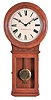 Waltham Clock Co., Waltham, Mass., "Regulator No. 34", in an oak case, the turned and glazed bezel opens to the painted zinc roman numeral dial signed, "Waltham Clock Co.", the mid section cornice surmounting the glazed lower door for pendulum, tie-down and weight access, eight day, brass movement with plate marked "Waltham Clock Company/USA" and damascened decorated, dead-beat escapement, maintaining power, lead weight, wooden pendulum rod and brass-faced bob.
