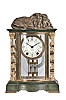Seth Thomas Clock Co., Thomaston, Conn., "Empire No. 65 Extra", 8 day, time and strike, spring brass movement crystal regulator mantel clock.