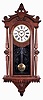 F. Kroeber Clock Co., New York "Regulator No. 30", walnut cased wall timepiece, 8 day with etched tablet.
