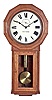 Seth Thomas Clock Co., Thomaston, Conn., "Regulator No. 3" wall clock, the oak case with octagonal head and turned wooden glazed bezel over the 13-inch painted zinc roman numeral dial with seconds bit and signed "Seth Thomas", glazed lower door for pendulum and weight access, all on a molded pedestal, eight day brass timepiece with trapezoidal plates stamped "ST (logo) /Made in U.S. America", quality dead-beat escapement with beat setting adjustment, maintaining power, and rear hung pendulum on iron movement support bracket.