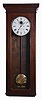 E. Howard & Co., Boston, Mass., "Regulator No. 89", jeweler's regulator wall clock, 8 day, time only, weight driven movement with Graham deadbeat escapement sending electrical impulse to slaves in a mahogany case with a 12in painted metal dial