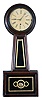 Brewster and Ingrahams, Bristol, Conn., 8 day, spring brass movement banjo timepiece.