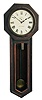 Seth Thomas Clock Co., Thomaston, Conn., "Regulator No. 18", 8 day, time only, oak long drop octagon weight driven wall clock