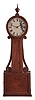 Unknown, modern handmade 8 day, weight brass movement patent or banjo timepiece based on a Attleboro design.
