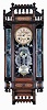 Ansonia Clock Co., New York, "Reflector", 8 day, time and strike, spring brass movement wall clock.