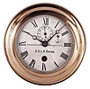 Chelsea Clock Co., Boston, Mass., for U.S. Light House Establishment, deck clock, 8 day, time only, spring-driven balance wheel movement in a brass case with screw-on bezel, 4.5 inch silvered dial with subsidiary seconds marked by Chelsea for "U.S. L. H. Estab.", movement serial number 27137.