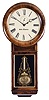 Seth Thomas Clock Co., Plymouth Hollow, Conn., "Regulator No. 1" hanging clock with a weight driven, 8 day, timepiece movement in a rosewood veneered case.