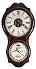 Ithaca Calendar Clock Co., Ithaca, New York, "No. 4 Hanging Office" wall clock with an E. N. Welch, spring driven, 30 day timepiece movement and a Horton's patented perpetual calendar mechanism in a rosewood veneered case.