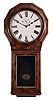 Seth Thomas Clock Co., Thomaston, Conn., "Regulator No. 1 Extra" with a weight driven, 8 day, timepiece movement in a walnut burl veneer case.