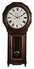 Seth Thomas Clock Co., Thomaston, Conn., "Regulator No. 3" hanging clock with a weight driven, 8 day, time and strike movement in an oak veneered case.