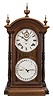 Southern Calendar Clock Co., St. Louis, Mo., "Fashion No. 5" shelf clock with a Seth Thomas spring driven, 8 day, time and strike movement and a R. T. Andrews perpetual calendar mechanism, in a walnut case.