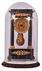 French, 8 day, time and strike, spring brass movement marble 4-column empire mantel clock.