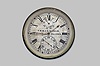 T.S. & J.D. Negus, New York, two day marine chronometer, 11 jewel fusee movement with Earnshaw's escapement, freesprung, cut bimetallic balance, diamond endstone, and blued steel helical balance spring, the bottom plate with screw holes for break circuit contact, seconds arbor with additional wheel for break circuit mechanism, Roman numeral silvered dial with wind indicator and gold spade and poker hands, contained in a brass bowl, serial #1909, lacking box
