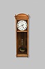 Seth Thomas Clock Co., Thomaston, Conn., "Regulator No. 20" hanging clock with a weight driven, 8 day, timepiece movement with Graham dead-beat escapement and maintaining power in an oak case.