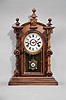 Welch, Spring & Co., Forestville, Conn., "Patti V.P. No. 1", 8 day, time and strike, spring driven brass Patti movement shelf clock.